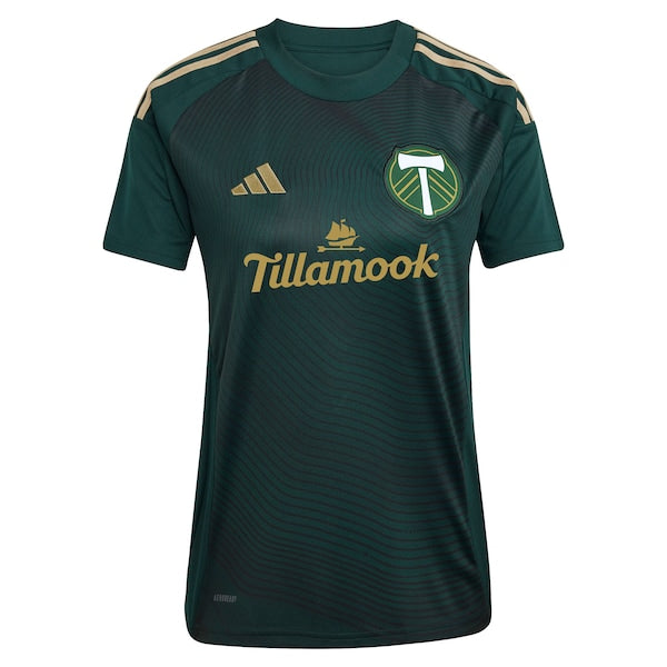 Jonathan Rodríguez Portland Timbers adidas Women's 2025 Forever Green & Gold Replica Player Jersey - Green
