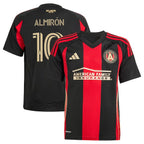 Miguel Almiron Atlanta United FC adidas Youth 2025 The Connector Replica Player Jersey - Black