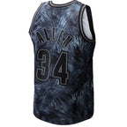 Ray Allen Milwaukee Bucks Hardwood Classics 1996/97 Tie-Dye Swingman Jersey - Black