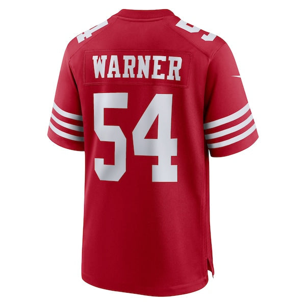 Fred Warner San Francisco 49ers Nike Super Bowl LVIII Game Jersey - Scarlet
