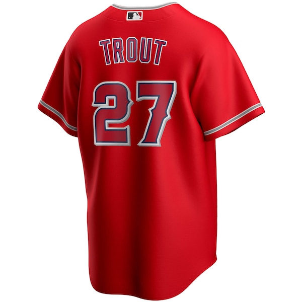 Mike Trout Los Angeles Angels Nike Youth Alternate Replica Player Jersey - Red