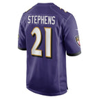 Brandon Stephens Baltimore Ravens Nike Game Jersey - Purple