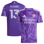 Duncan McGuire Orlando City SC adidas 2025 Perfect Storm Replica Player Jersey - Purple