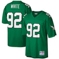 Reggie White Philadelphia Eagles Big & Tall 1990 Retired Player Replica Jersey - Kelly Green