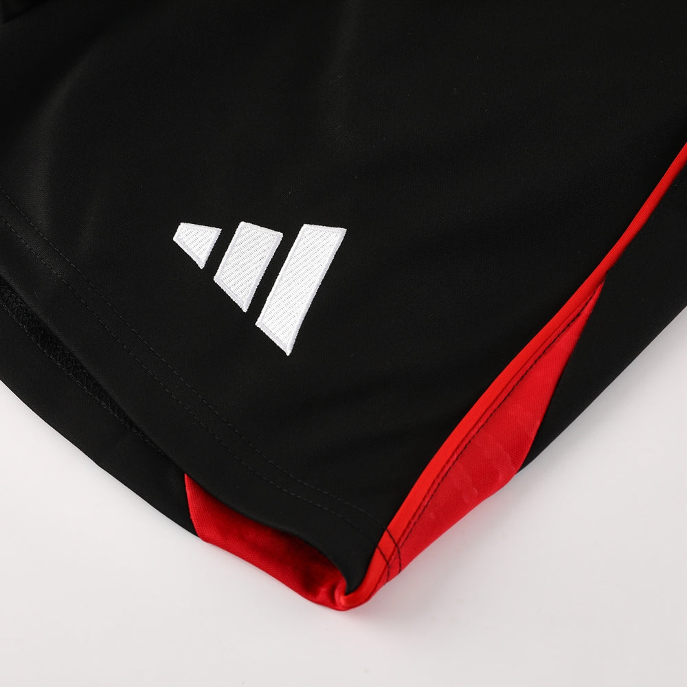 Adidas Short Sleeve Training Jersey Set - AD09- Red/Black