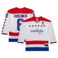 Alexander Ovechkin Washington Capitals  2012/13 Alternate Captain Blue Line Player Jersey - White/Black