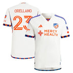 Luca Orellano FC Cincinnati adidas 2024 The Canvas Kit Authentic Player Jersey - White