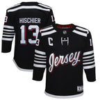 Nico Hischier New Jersey Devils Youth 2021/22 Alternate Premier Player Jersey - Black