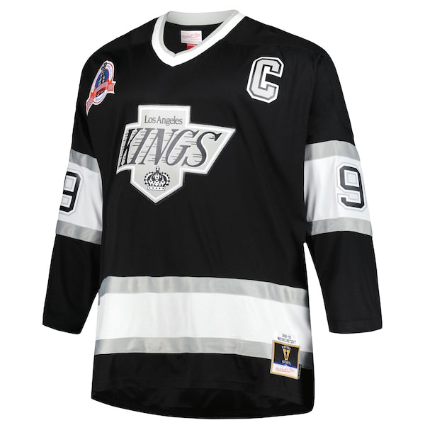 Wayne Gretzky Los Angeles Kings Big & Tall 1992/93 Blue Line Player Jersey - Black