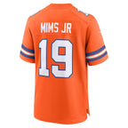 Marvin Mims Jr Denver Broncos Nike Mile High Collection 1977 Throwback Player Game Jersey - Orange
