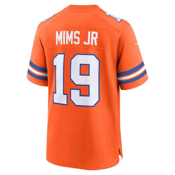Marvin Mims Jr Denver Broncos Nike Mile High Collection 1977 Throwback Player Game Jersey - Orange