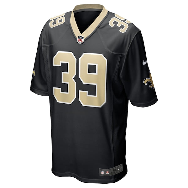 DaMarcus Fields New Orleans Saints Nike Game Player Jersey - Black