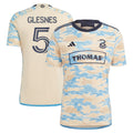 Jakob Glesnes Philadelphia Union adidas 2023 For Philly Replica Jersey - Tan