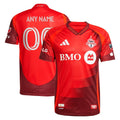 Toronto FC adidas 2025 Club Kit Authentic Custom Jersey - Red