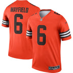 Baker Mayfield Cleveland Browns Nike Inverted Legend Jersey - Orange