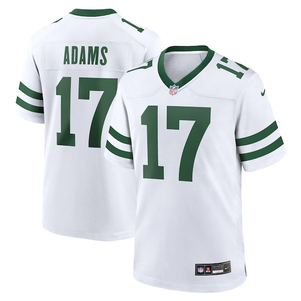 Davante Adams New York Jets Nike Game Jersey - Legacy White/Black