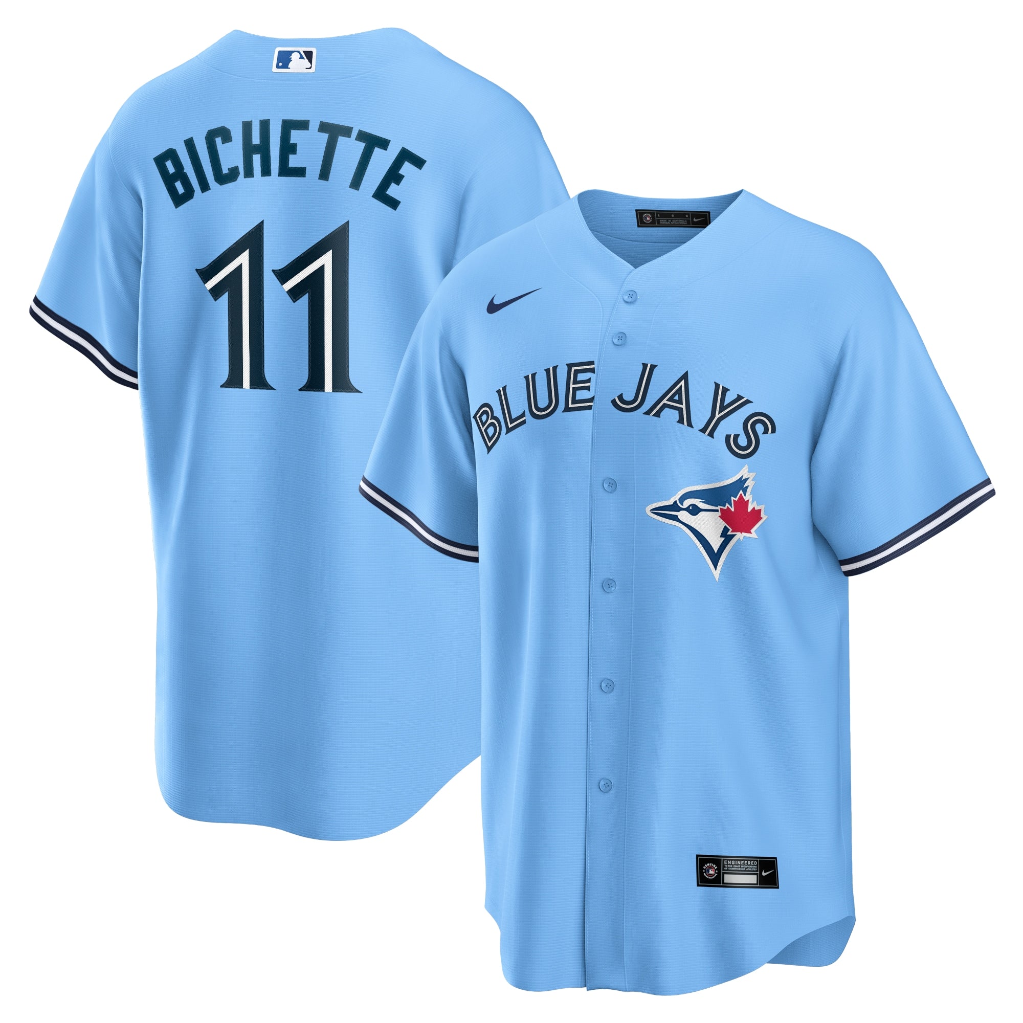 Bo Bichette Toronto Blue Jays Nike Alternate Replica Player Name Jersey - Royal/Powder Blue