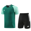 Adidas Short Sleeve Training Jersey Set - AD03- Olive Green
