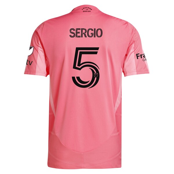 Sergio Busquets Inter Miami CF adidas 2025 Euforia Authentic Player Jersey - Light Pink