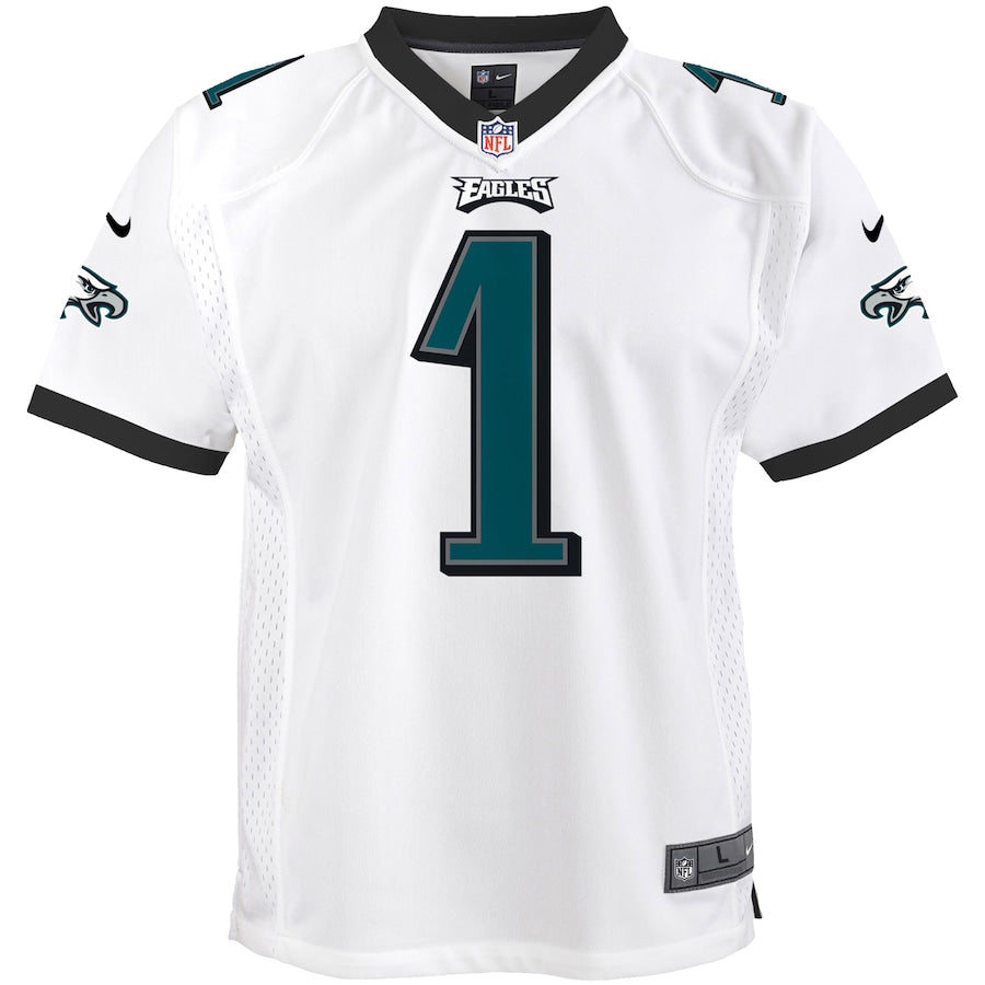 Jalen Hurts Philadelphia Eagles Nike Youth Game Jersey - White