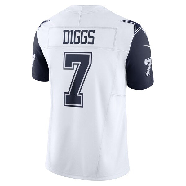 Trevon Diggs Dallas Cowboys Nike Vapor F.U.S.E. Limited Jersey - White/Navy
