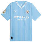 Manchester City Puma 2023/24 English Premier League Champions Authentic Jersey - Sky Blue