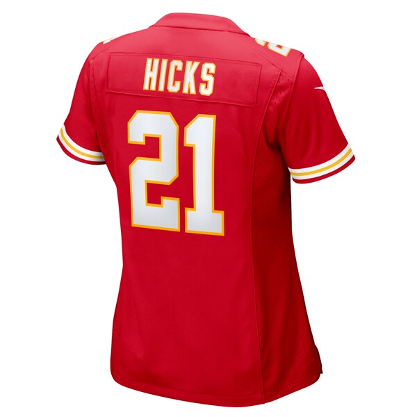 Jaden Hicks Kansas City Chiefs Nike Women's  Game Jersey -  Red