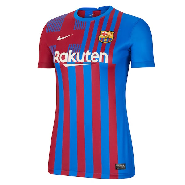 Pedri Barcelona Nike Women's 2021/22 Home Stadium Breathe Replica Player Jersey - Blue