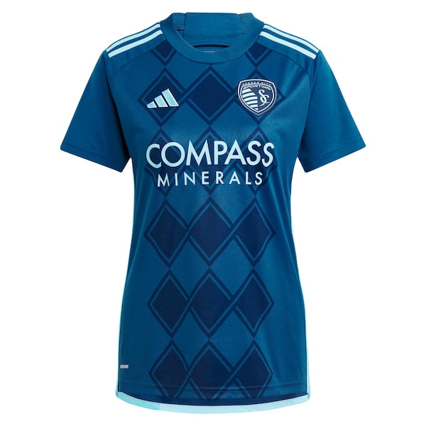 Sporting Kansas City adidas Women's 2024 Diamonds Our Forever Replica Jersey – Navy