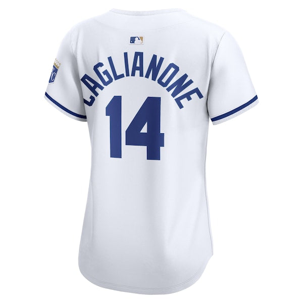 Jac Caglianone Kansas City Royals Nike Women's Home Limited Player Jersey - White