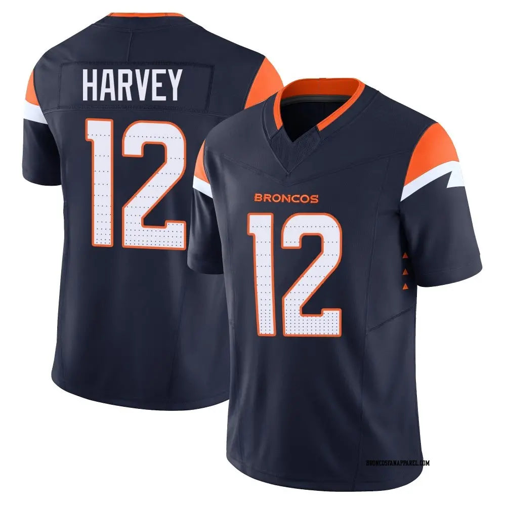 Men's Denver Broncos RJ Harvey Nike  Orange Alternate Vapor F.U.S.E Jersey