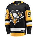 Philip Kemp Pittsburgh Penguins  Home Breakaway Jersey - Black