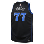 Luka Dončić Dallas Mavericks Nike Youth  Swingman Replica Jersey - City Edition - Black