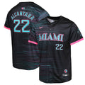 Sandy Alcantara Miami Marlins Youth 2025 City Connect Limited Player Jersey - Black