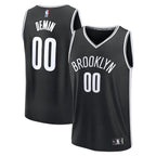 Egor Demin Brooklyn Nets  2025 NBA Draft First Round Pick Fast Break Replica Jersey - Icon Edition - Black