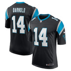 Sam Darnold Carolina Panthers Nike Vapor Limited Jersey - Black/Blue/White
