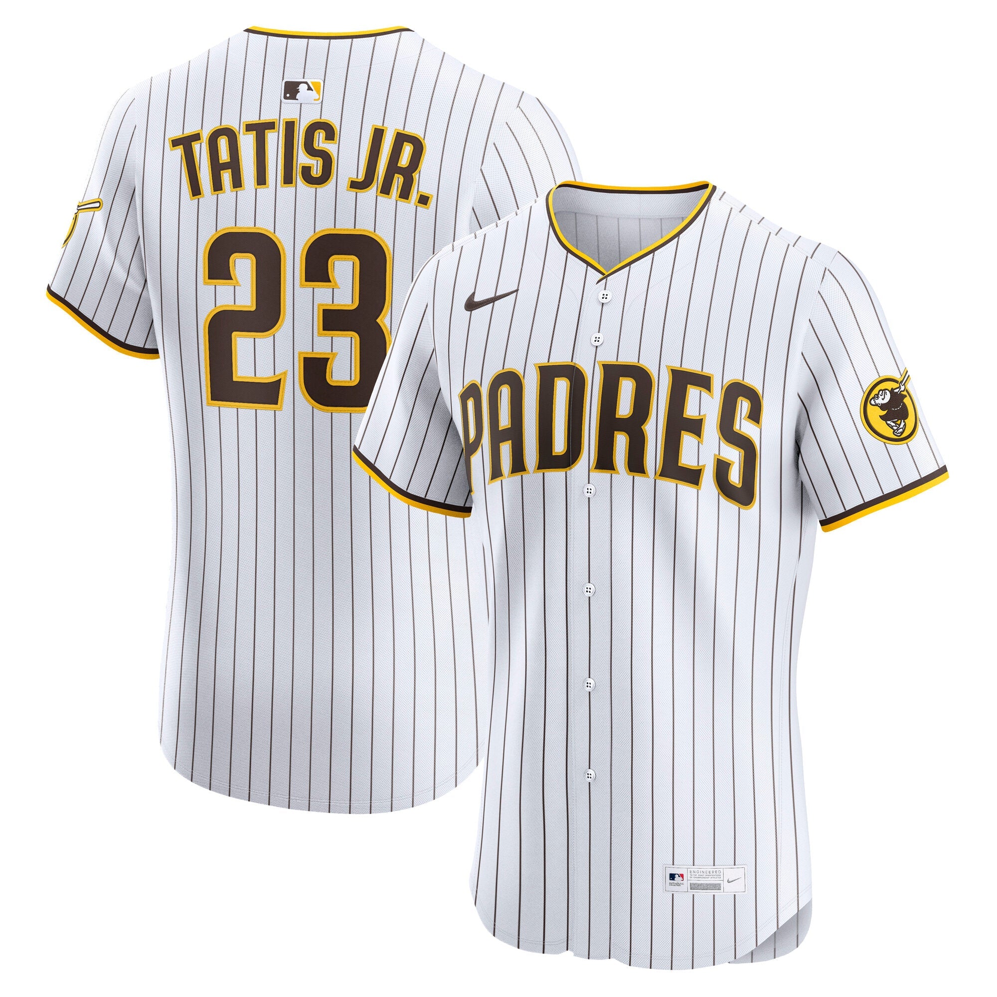 Fernando Tatis Jr. San Diego Padres Nike Road Elite Jersey - Brown/Khaki/White