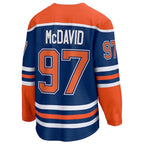 Connor McDavid Edmonton Oilers  2025 Stanley Cup Final Home Breakaway Jersey - Royal