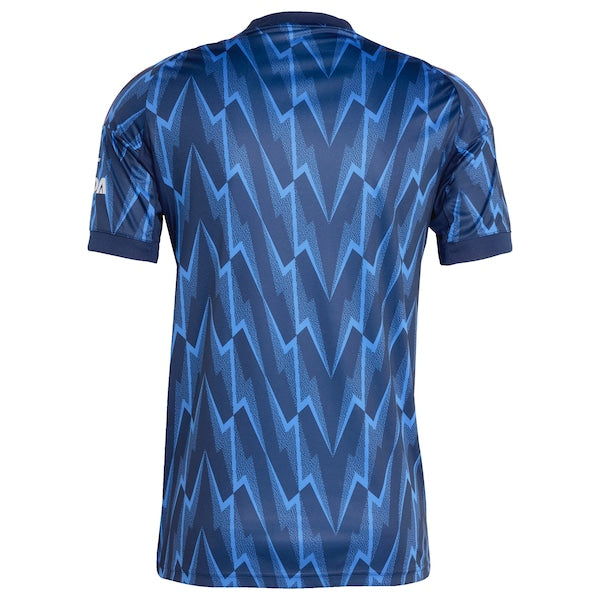 Arsenal adidas 2025/26 Away Replica Jersey - Blue/Red