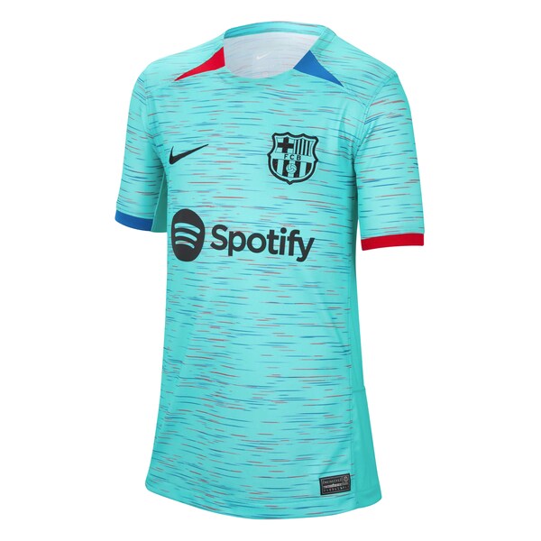 Ronald Araujo Barcelona Nike Youth 2023/24 Third Replica Jersey - Aqua