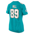 Julian Hill Miami Dolphins Nike Women's  Game Jersey -  Aqua