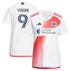 Giacomo Vrioni New England Revolution adidas Women's 2024 Defiance Replica Jersey - White