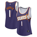 Devin Booker Phoenix Suns  Women's Fast Break Player Jersey - Icon Edition - Purple