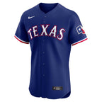 Texas Rangers Nike Alternate Vapor Premier Elite Patch Jersey - Royal