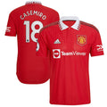 Carlos Casemiro Manchester United adidas 2022/23 Home Authentic Player Jersey - Red