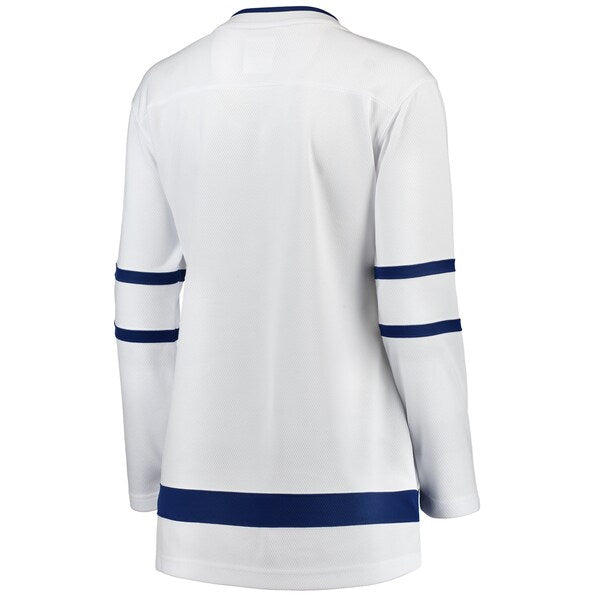 Toronto Maple Leafs  Women's Away Breakaway Jersey - White/Blue