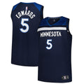 Anthony Edwards Minnesota Timberwolves  Big & Tall Fast Break Jersey - Icon Edition - Navy