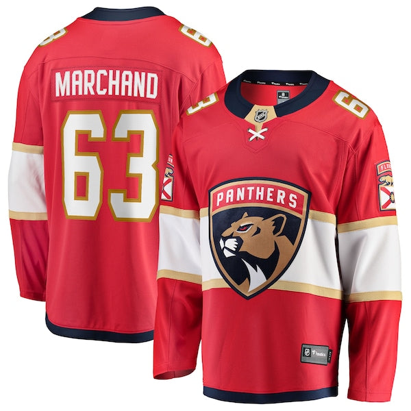 Brad Marchand Florida Panthers  Home Breakaway Jersey - Red