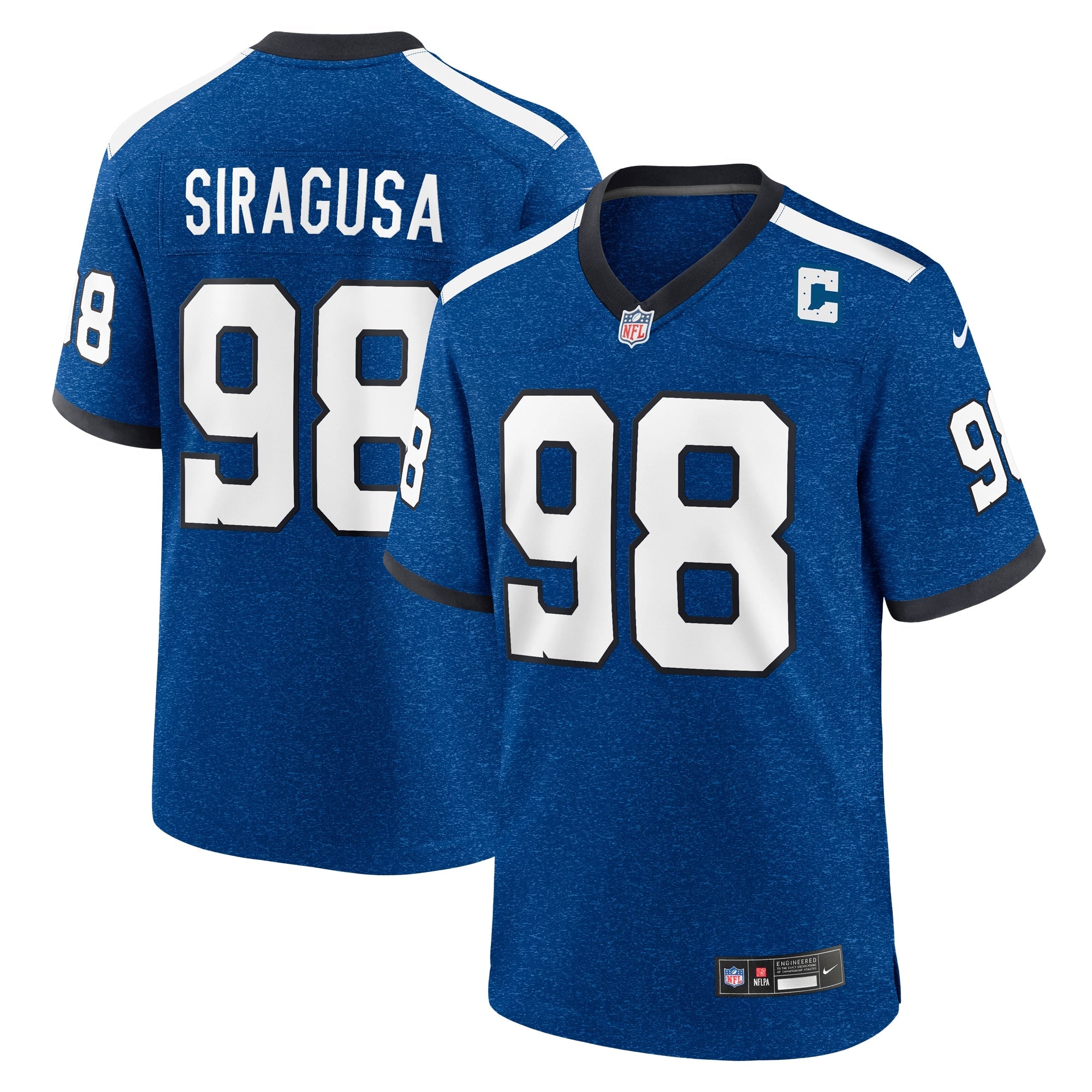 Tony Siragusa Indianapolis Colts Nike Game Retired Player Jersey - Royal/Blue