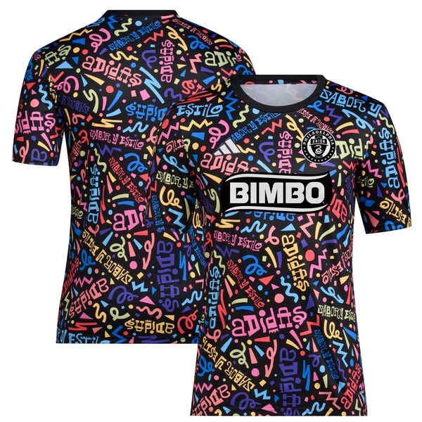 Philadelphia Union adidas 2024 Hispanic Heritage Pre-Match Top - Black